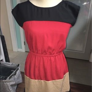 Color block dress